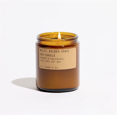 P.F. CANDLE CO. NO21 SOY CANDLE STANDARD GOLDEN COAST